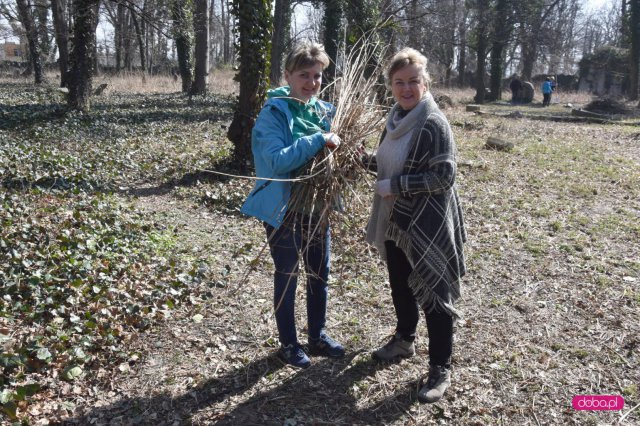 Sprzątanie cmentarza ewangelickiego w Dzierżoniowie