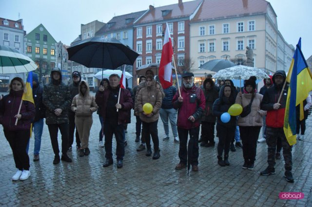 Manifestacja solidarności z Ukrainą