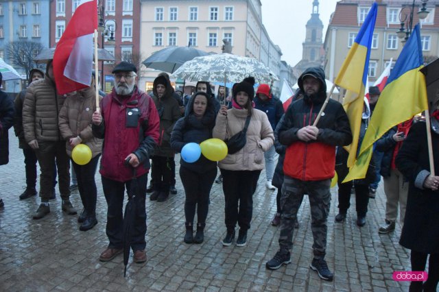 Manifestacja solidarności z Ukrainą