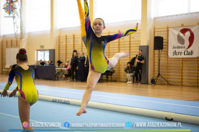 Furora Akrobatyki Sportowej Dzierżoniów na Super Lidze Akrobatyki Sportowej w Szczawnie Zdrój