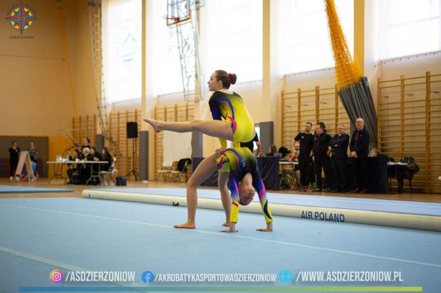 Furora Akrobatyki Sportowej Dzierżoniów na Super Lidze Akrobatyki Sportowej w Szczawnie Zdrój