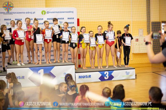 Furora Akrobatyki Sportowej Dzierżoniów na Super Lidze Akrobatyki Sportowej w Szczawnie Zdrój