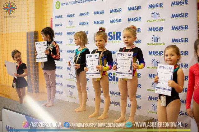 Furora Akrobatyki Sportowej Dzierżoniów na Super Lidze Akrobatyki Sportowej w Szczawnie Zdrój