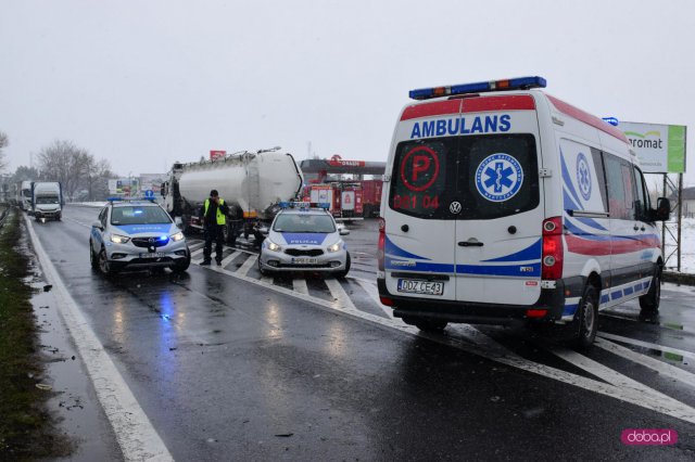 Wypadek na ósemce w Łagiewnikach