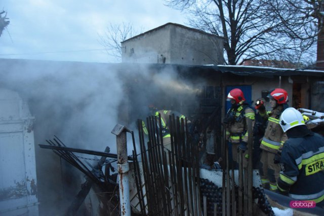 Pożar na Kopernika w Pieszycach