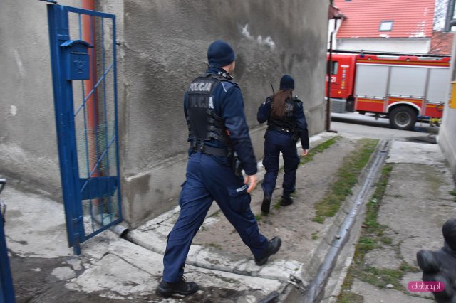 Pożar na Kopernika w Pieszycach