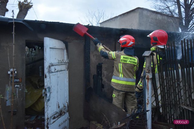Pożar na Kopernika w Pieszycach