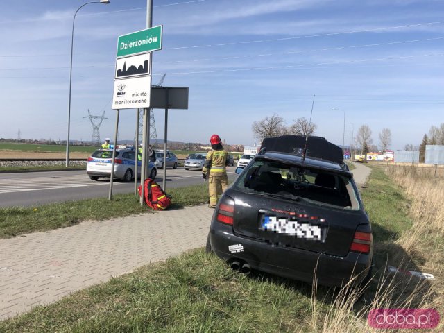 Wypadek na drodze Dzierżoniów - Bielawa