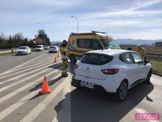Wypadek na drodze Dzierżoniów - Bielawa