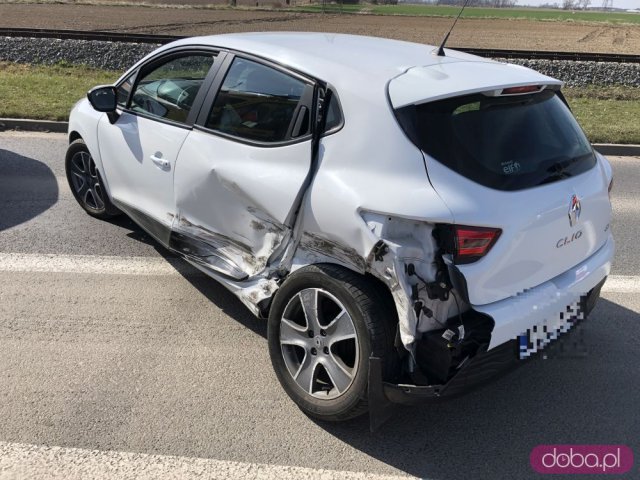 Wypadek na drodze Dzierżoniów - Bielawa