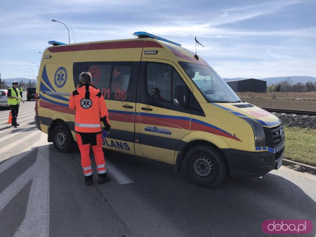 Wypadek na drodze Dzierżoniów - Bielawa