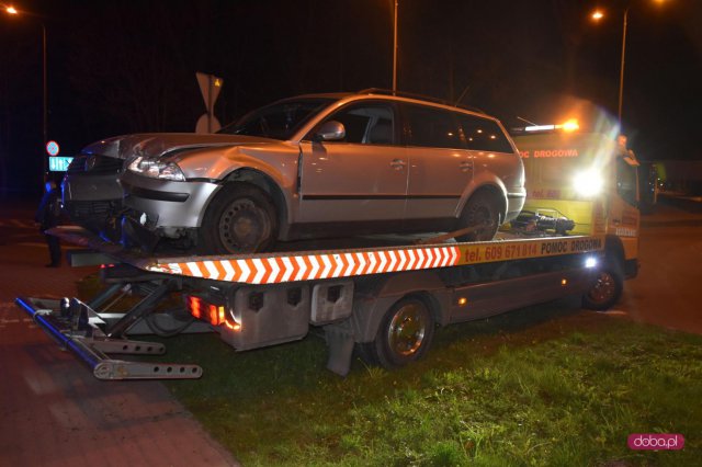 Volkswagenem wjechał w ogrodzenie
