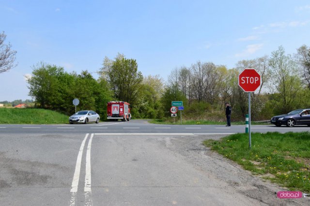 Zderzenie trzech pojazdów w Siodle Gumińskim