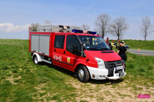Zderzenie trzech pojazdów w Siodle Gumińskim