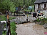 Podtopienia po ulewie w Ostroszowicach