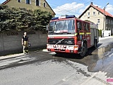 [FOTO] Pożar w Pieszycach przy ul. Świdnickiej