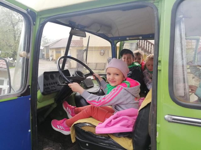 Odwiedziny przedszkolaków w Sieniawce