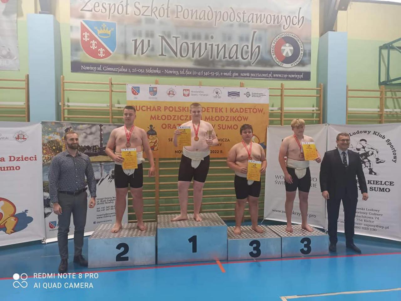 Mariusz Konieczny zdobywa brązowy medal Pucharu Polski w Sumo