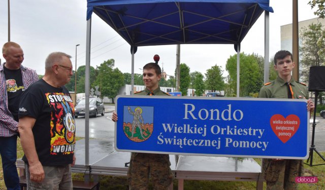 Jurek Owsiak otworzył rondo im. WOŚP w Dzierżoniowie