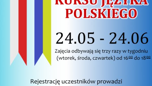 Druga edycja kursu języka polskiego dla obywateli Ukrainy