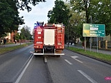 Plama oleju na ulicach Dzierżoniowa