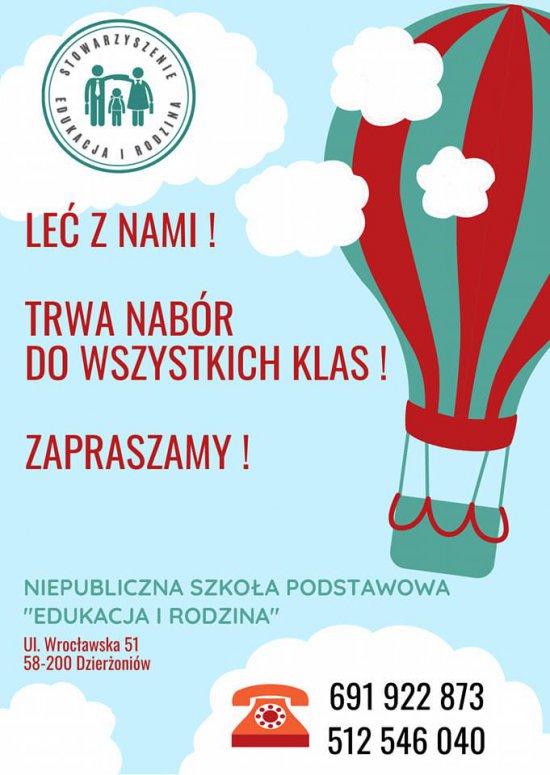 Niepubliczna Szkoła Podstawowa EDUKACJA I RODZINA w Dzierżoniowie