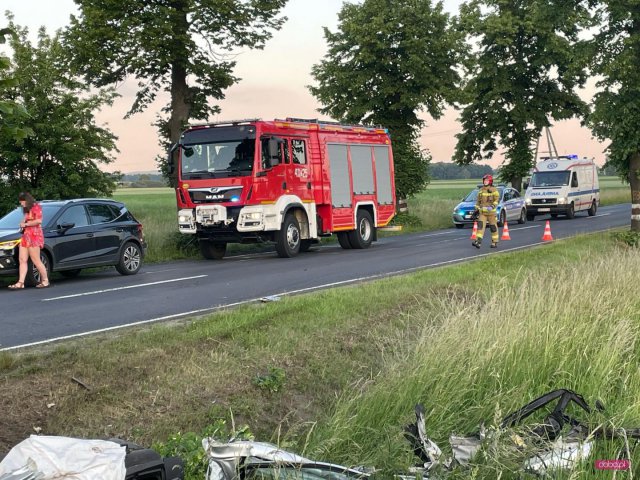 Zdjęcia Czytelnika Doba.pl z wypadku w Nowiźnie