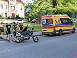 Wypadek motocyklisty w Bielawie