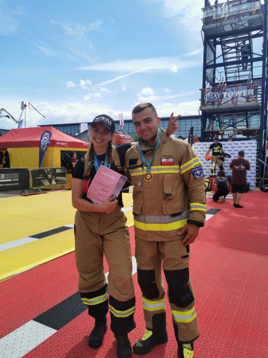 Złoty medal na Mistrzostwach Europy FireFit dla Beaty Świderskiej z OSP Bielawa