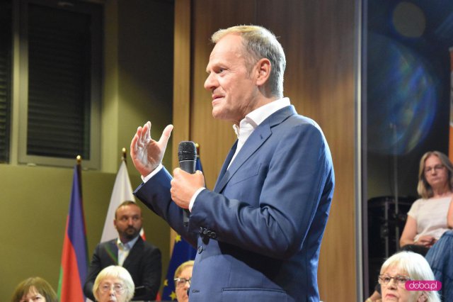 Donald Tusk w Dzierżoniowie