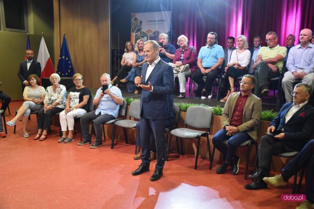 Donald Tusk w Dzierżoniowie