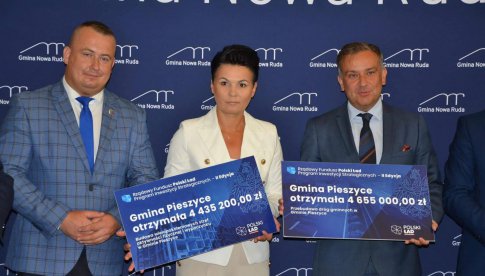 Ponad 9 mln zł dla gminy Pieszyce
