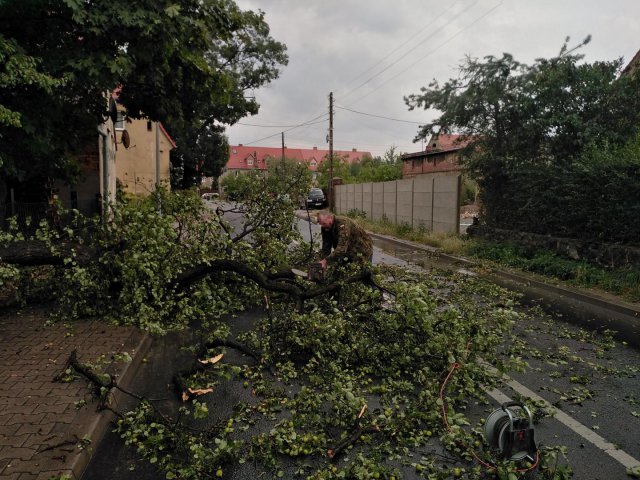 Nawałnica nad Dzierżoniowem