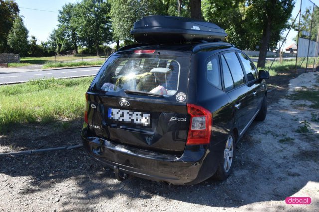 Opel i kia zderzyły się w Radzikowie