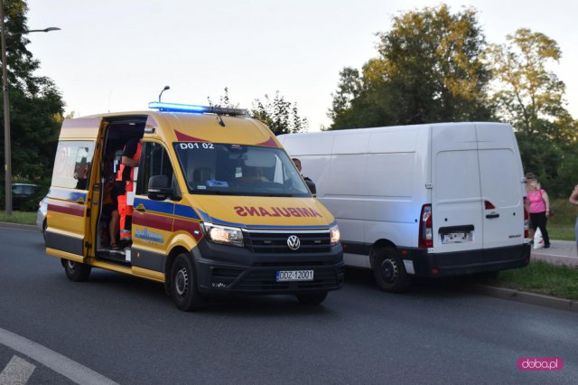 Wypadek na Bielawskiej w Dzierżoniowie