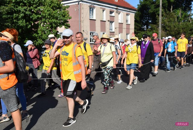 Piesza Pielgrzymka Diecezji Świdnickiej w gminie Łagiewniki