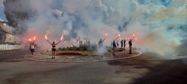 Kibice Bielawianki - 78. rocznica wybuchu Powstania Warszawskiego