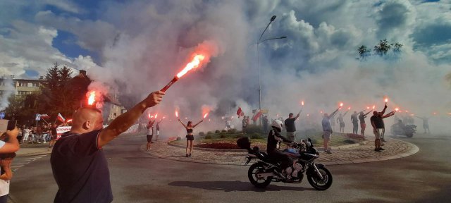 Kibice Bielawianki - 78. rocznica wybuchu Powstania Warszawskiego