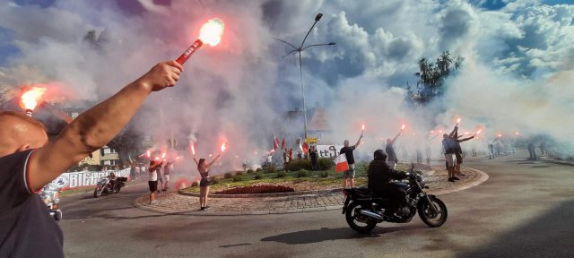 Kibice Bielawianki - 78. rocznica wybuchu Powstania Warszawskiego