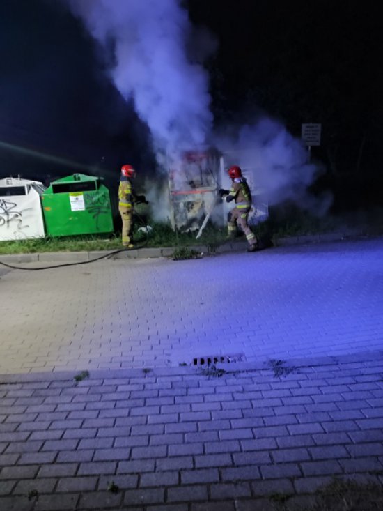 Pożar na ul. Prusa w Dzierżoniowie