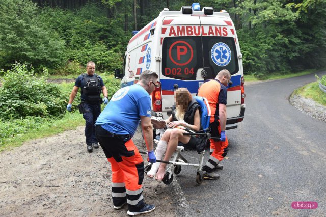 Wypadek na serpentynach pijanych obywateli Ukrainy