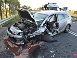 Zderzenie czterech pojazdów na ósemce w powiecie dzierżoniowskim