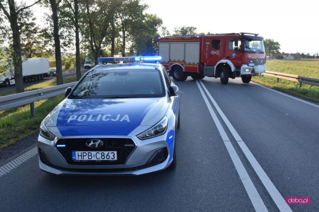 Zderzenie czterech pojazdów na ósemce w powiecie dzierżoniowskim