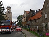 Pożar domu przy ul. Nowowiejskiej w Dzierżoniowie