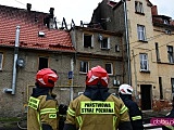 Pożar domu przy ul. Nowowiejskiej w Dzierżoniowie