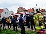 Pożar domu przy ul. Nowowiejskiej w Dzierżoniowie