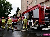 Pożar domu przy ul. Nowowiejskiej w Dzierżoniowie