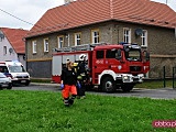 Pożar domu przy ul. Nowowiejskiej w Dzierżoniowie