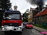 Pożar domu przy ul. Nowowiejskiej w Dzierżoniowie