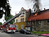 Pożar domu przy ul. Nowowiejskiej w Dzierżoniowie